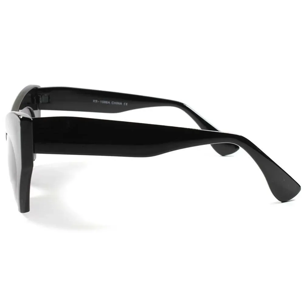 Designer Celebrity Vintage Retro Black Womens Hot Cat Eye Sunglasses F81